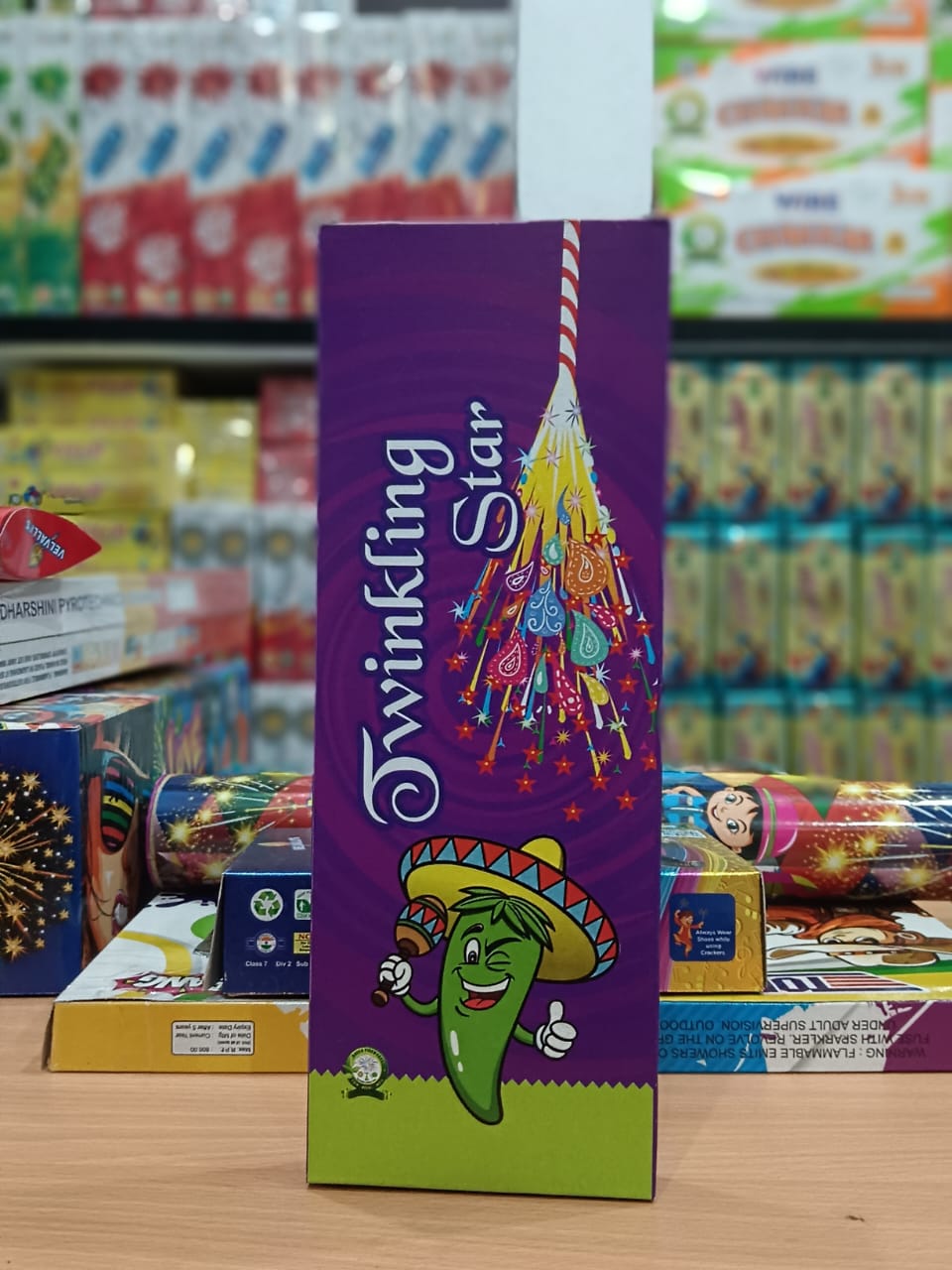 4" Twinkling Star (10 Pcs)